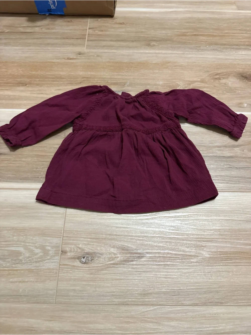 Carter’s burgundy wine colored blouse